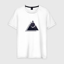 космос в треугольнике – Мужская футболка хлопок с принтом купить со скидкой в -20%