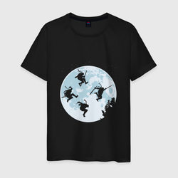 Turtles Moon – Мужская футболка хлопок с принтом купить со скидкой в -20%