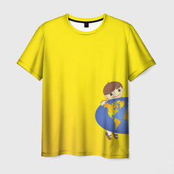 Мальчик из советского Атласа Мир – Мужская футболка 3D с принтом купить со скидкой в -26%