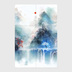Изумительный японский пейзаж – Магнитный плакат 2Х3 с принтом купить