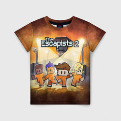 The Escapists 2 – Детская футболка 3D с принтом купить со скидкой в -44%