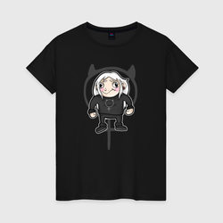 Девушка - ведьма  – Женская футболка хлопок с принтом купить со скидкой в -20%