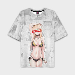 Senpai Kitagawa Manga – Мужская футболка oversize 3D с принтом купить со скидкой в -50%