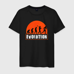 Эволюция в регби – Мужская футболка хлопок с принтом купить со скидкой в -20%