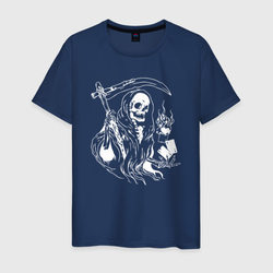 игра со смертью – Мужская футболка хлопок с принтом купить со скидкой в -20%