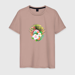 Retro Hawaii ретровейв Гаваи – Мужская футболка хлопок с принтом купить со скидкой в -20%