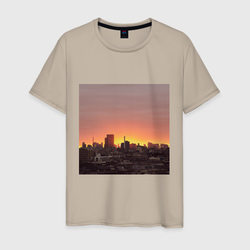 Закат над Токио – Мужская футболка хлопок с принтом купить со скидкой в -20%