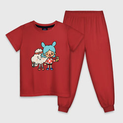 Toca Mystery House 3 – Детская пижама хлопок с принтом купить со скидкой в -9%