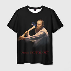 Фёдор Достоевский  – Мужская футболка 3D с принтом купить со скидкой в -23%