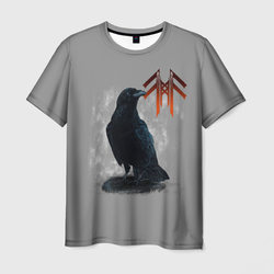 Ворон с руной – Мужская футболка 3D с принтом купить со скидкой в -26%