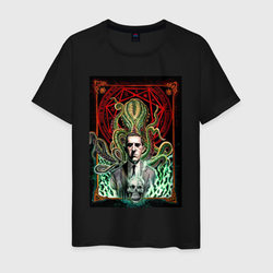 Иллюстрация Мастера ужасов Г. Лавкрафта – Мужская футболка хлопок с принтом купить со скидкой в -20%