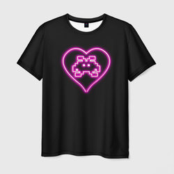 Пиксельная фея в сердечке | Неон – Мужская футболка 3D с принтом купить со скидкой в -31%