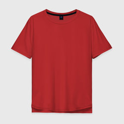 Однотонная 2 – Мужская футболка хлопок Oversize с принтом купить со скидкой в -16%