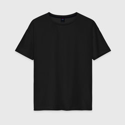 Однотонная 12 – Женская футболка хлопок Oversize с принтом купить со скидкой в -16%
