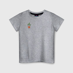 Зеленое растение – Детская футболка хлопок с принтом купить со скидкой в -20%