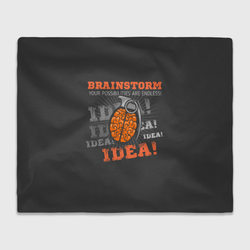 Мозговой Штурм (Brainstorm) – Плед 3D с принтом купить со скидкой в -14%