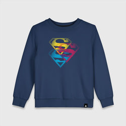 Лого Супермена – Детский свитшот хлопок с принтом купить со скидкой в -13%