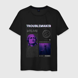 Troublemaker Streetwear – Мужская футболка хлопок с принтом купить со скидкой в -20%