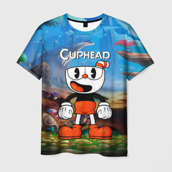 Cuphead Красная чашечка – Мужская футболка 3D с принтом купить со скидкой в -26%