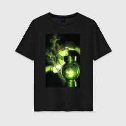 Зеленый Фонарь - художник - Алекс Росс – Женская футболка хлопок Oversize с принтом купить со скидкой в -16%