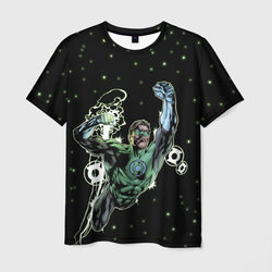 Космический защитник - Зеленый Фонарь – Мужская футболка 3D с принтом купить со скидкой в -26%