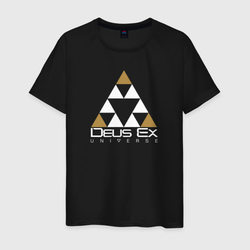 Deus ex Human revolution – Мужская футболка хлопок с принтом купить со скидкой в -20%