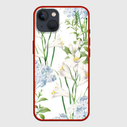 Цветы Утонченные и Яркие – Чехол для iPhone 13 с принтом купить