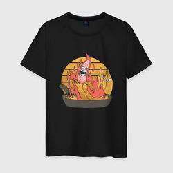 Жареный банан | Fried banana – Мужская футболка хлопок с принтом купить со скидкой в -20%