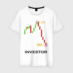 Investor – Мужская футболка хлопок с принтом купить со скидкой в -20%
