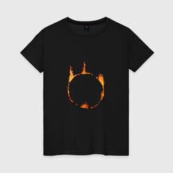Dark Souls Знак тьмы – Женская футболка хлопок с принтом купить со скидкой в -20%