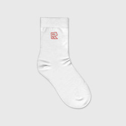 Logo Roblox - буква R – Детские носки с вышивкой с принтом купить