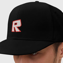 Logo Roblox - буква R – Кепка снепбек с вышивкой с принтом купить