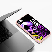 Чехол для iPhone 6/6S Plus матовый с принтом FEED (STANDOFF 2) для любого человека, вид спереди №5. Цвет основы: светло-розовый