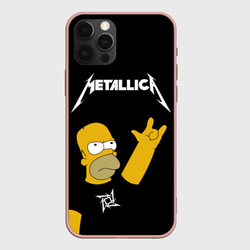 Metallica Гомер Симпсон рокер – Чехол для iPhone 12 Pro Max с принтом купить