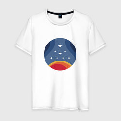 Созвездие Starfield – Мужская футболка хлопок с принтом купить со скидкой в -20%