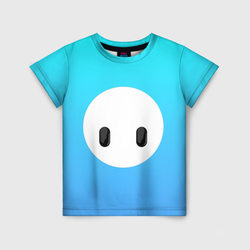 Fall Guy blue – Детская футболка 3D с принтом купить со скидкой в -33%