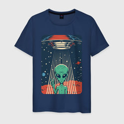 Mars Alien – Мужская футболка хлопок с принтом купить со скидкой в -20%