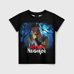 Secret Neighbor – Детская футболка 3D с принтом купить со скидкой в -33%