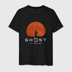 Призрак Цусимы|Ghost of Tsushima – Мужская футболка хлопок с принтом купить со скидкой в -20%