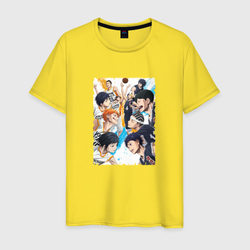 Ahiru no Sora art – Мужская футболка хлопок с принтом купить со скидкой в -12%