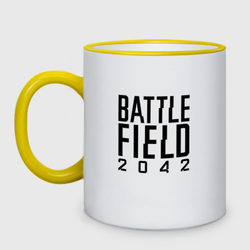 Battlefield 2042 логотип – Кружка двухцветная с принтом купить