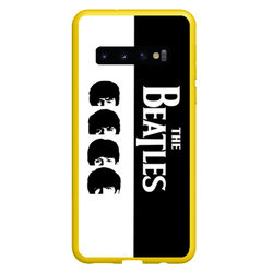 The Beatles черно - белый партер – Чехол для Samsung Galaxy S10 с принтом купить