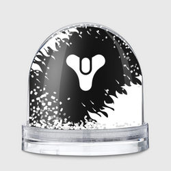 Destiny 2 logo white fire – Игрушка Снежный шар с принтом купить со скидкой в -20%