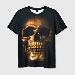 Gold Skull – Мужская футболка 3D с принтом купить со скидкой в -23%