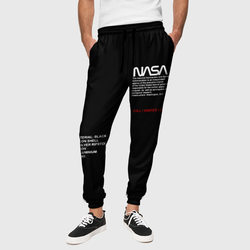 NASA black uniform space НАСА чёрная форма – Мужские брюки 3D с принтом купить