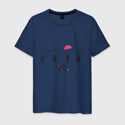 Сахарные Соты Squid Game – Мужская футболка хлопок с принтом купить со скидкой в -20%