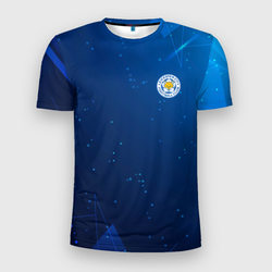 Сборная Уругвая синяя абстракция – Мужская футболка 3D Slim с принтом купить со скидкой в -11%
