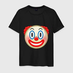 Эмодзи Клоун – Мужская футболка хлопок с принтом купить со скидкой в -20%