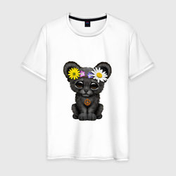 Мир - Пантера – Мужская футболка хлопок с принтом купить со скидкой в -20%