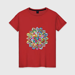 Цвета души – Женская футболка хлопок с принтом купить со скидкой в -20%